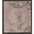 Cape of Good Hope -  QV  REVENUE 4 shillings and 6 pence Lilac Barefoot  24