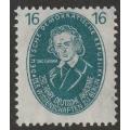 GERMANY DDR - 1950 Academy of Science Issue 16pfg Bluish-green **MNH**