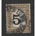 UNION -  Postage Due 1915 5d black and seppia VF USED  SACC 5