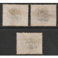 ITALY -  1890 Postage Due overprinted Issue Complete set VF USED