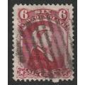 NEWFOUNDLAND - 1894  6c Crimson-lake VF USED SG 60