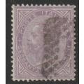 ITALY - 1863 King Victor Emmanuel II issue 60c Violet VF USED