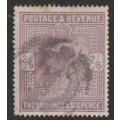 GB - KEVII 1902-1913  2s6d lilac VF Used