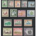 RHODESIA and NYASALAND - 1959 QEII definitive Issue Complete set *LMM*