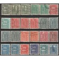 NORWAY - 1962/1975 Definitives Issues part sets, blocks, pairs and singles vf used.