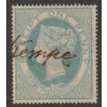 GB - QV REVENUE 1853 1d Blue VF USED