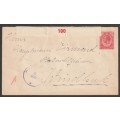 SWA - South Africa occupation - 1918 Kings head 1d  used on censored cover  to Windhoek