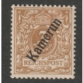 GERMAN CAMEROON -  1897 Issue 3pfg  olive-brown VF *LMM*