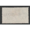 ITALY - 1927 Airmail issue  80c surcharge on 1 Lira blue. Scarce stamp in excellent used conditions