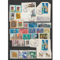 BULKLOT SALE  - DDR  250 stamps  Part sets and commemorative issues  VF USED