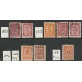 BULGARIA - 1885/1921 Postage Due Issues. Excellent range of scarce early issues.