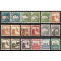 BRITISH PALESTINE - 1920/1927 Excellent range of overprinted and other issues, mint and used.