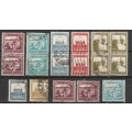 BRITISH PALESTINE - 1920/1927 Excellent range of overprinted and other issues, mint and used.