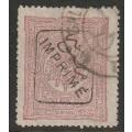 TURKEY - 1892 Newspaper stamps overprinted in black, 20 pa dull purple VF USED Scarce issue.