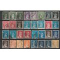 TURKEY - Ataturk Issues.Nice used range(64 stamps)