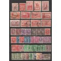 AUSTRALIA - Nice used selection of early issues. (49 stamps)