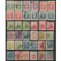 LITHUANIA - 1919/31  issues different printings VF USED (36 stamps)