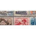 CZECHOSLOVAKIA -  Part sets and commemorative Issues (130 stamps) VF USED