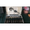 EPNS Dessert/Fruit Spoons & Forks With Serving Spoon - 13 Piece