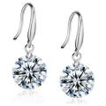 Fashion Jewellery for Women 8mm Crystal Earrings Top Quality Zircon Earring Drop Crystal Earrings
