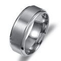 Stainless Steel Silver Ring - Size 12