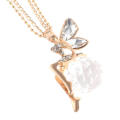Crystal Fairy Chain and Pendant Necklace