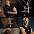 The Fast and The Furious Dominic Toretto's Cross Pendant Chain Necklace