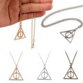Harry Potter and The Deathly Hallows Triangle Necklace Chain Pendant