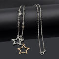 Hot Stars Pendant Long Chain Necklace