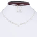 Elegant Crystal Necklace and Earrings Set