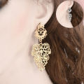 Gold Bohemian Dangle Earrings