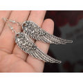 Tibet Silver Angel Wings Earrings Drop Dangle Earring