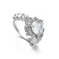 Elegant 925 Silver Sapphire Ring