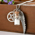 Supernatural Protection Angel Wing Salt Necklace
