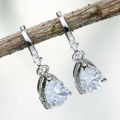 Graceful Silver Sapphire Earrings