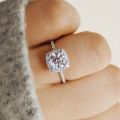 Elegant Silver Rings White Sapphire CZ Ring