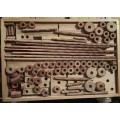 Wooden toy construction set