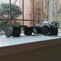 Canon AE-1 - Vintage SLR Camera with 50mm Prime Lens, 52mm Wide Lens + Wide Lens Case