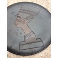 vintage pharaoh copper wall plate