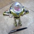 buzz lightyear toy story silver chrome rare 2001