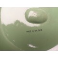 CAST IRON / ENAMEL VEGGIE DISH pot - 260 MM DIAM. - 45 MM HIGH - FE - BELGIUM - 65B