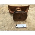 african head neck rest no 21 with leather thong