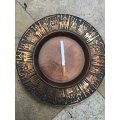 vintage heavy NB copper plate wall hanging