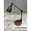 Vintage LARGE Steampunk BRASS Dugdills Industrial task light Lamp, 1920 design , working order