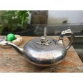 vintage victorian ornate rare silver Alladin genie teapot