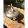 vintage victorian ornate rare silver Alladin genie teapot