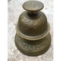 vintage claw bell india small 7cm diameter base