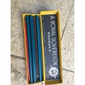 vintage lot of 8 Pencils in Wolffs packaging