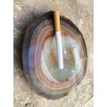 vintage agate polished natural gemstone ashtray