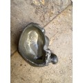 pewter hippo paperweight